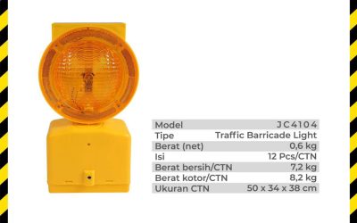 Traffic Barricade Light/Lampu Penerangan untuk Barikade